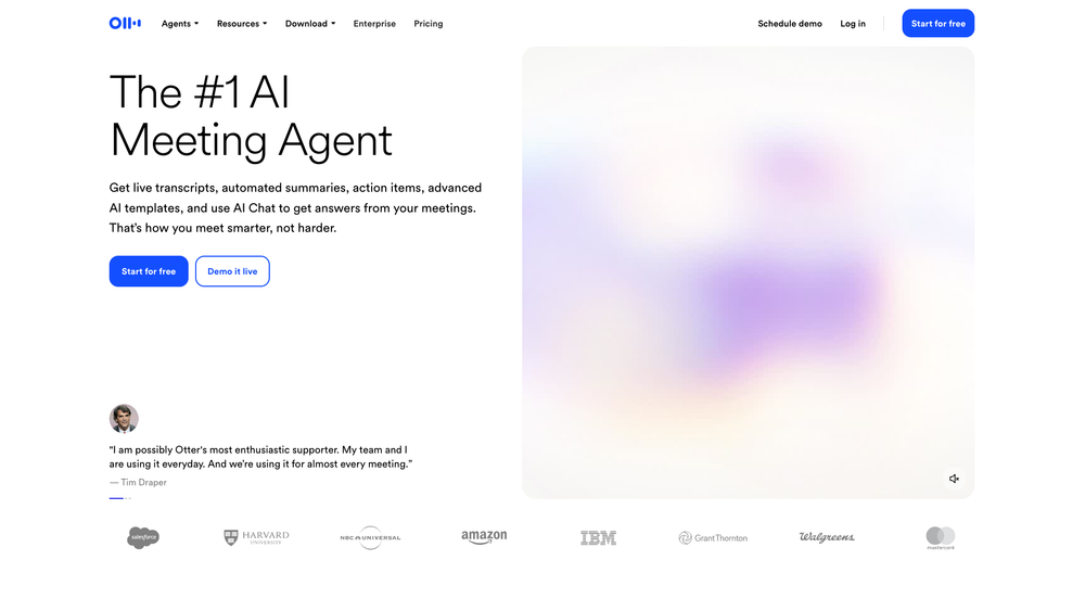 Screenshot of Otter.ai Screenshot of Otter.ai