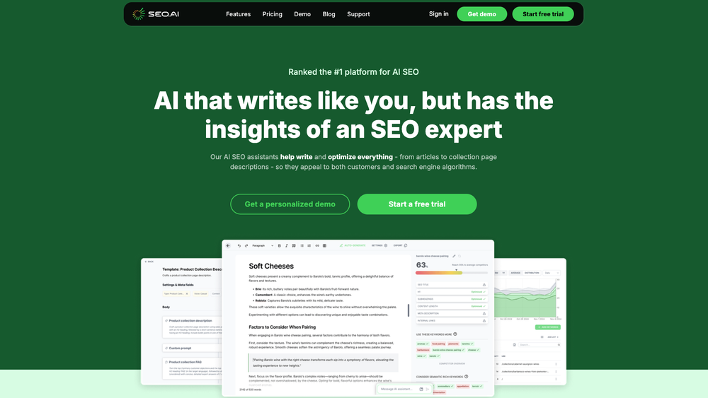 Screenshot of SEO.AI