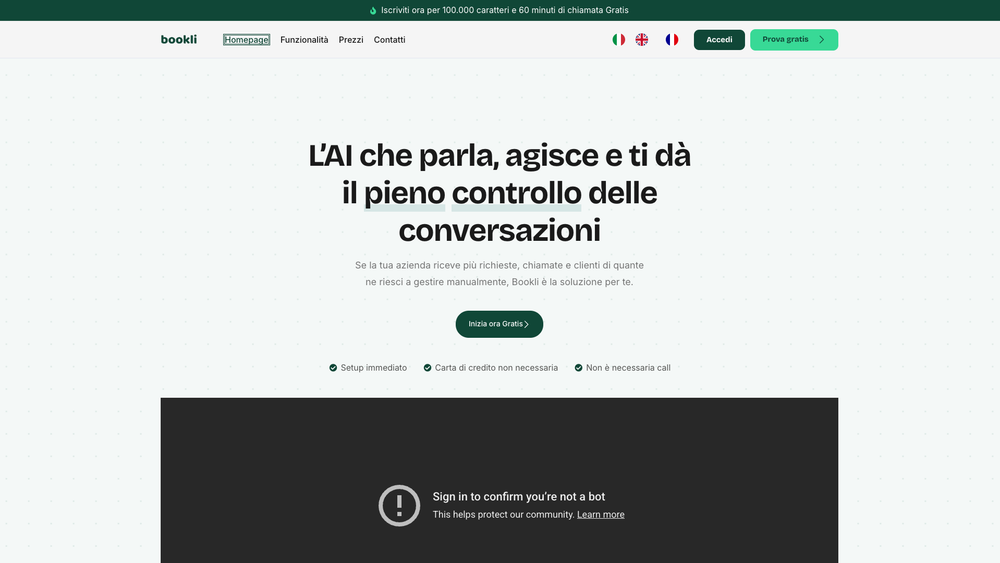 Screenshot of Bookli