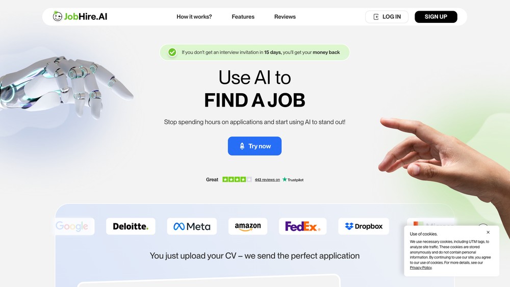 Screenshot of JobHire.AI