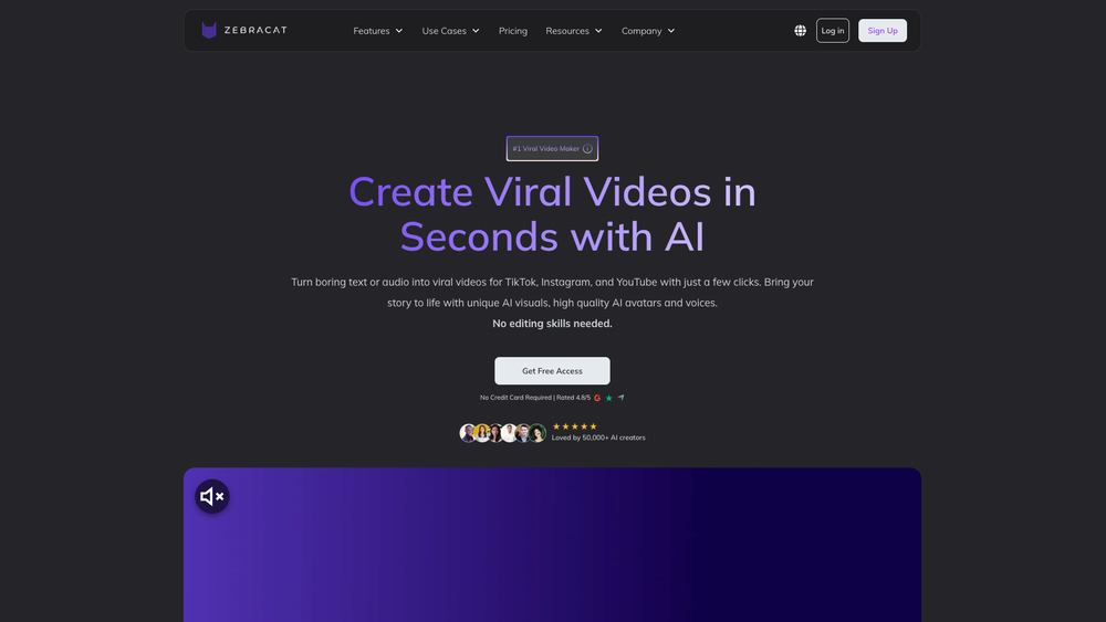 Screenshot of Zebracat