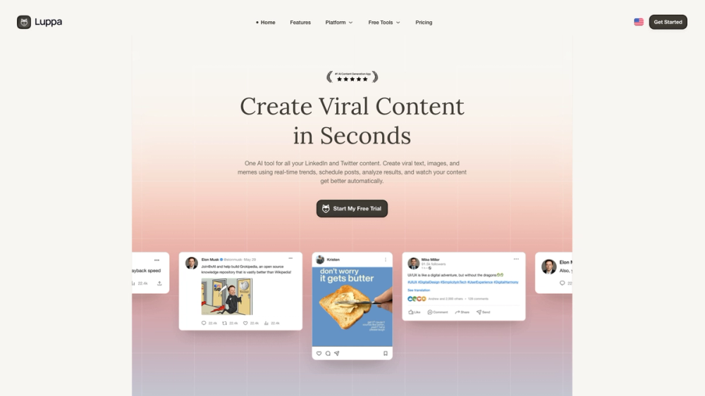 Screenshot of Luppa AI Screenshot of Luppa AI
