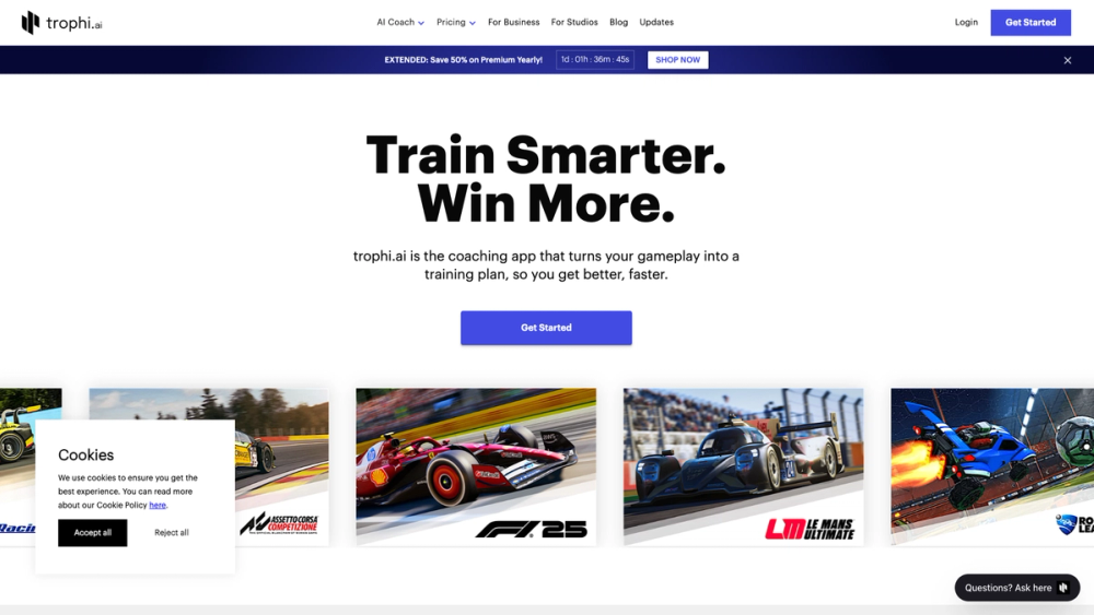 Screenshot of trophi.ai