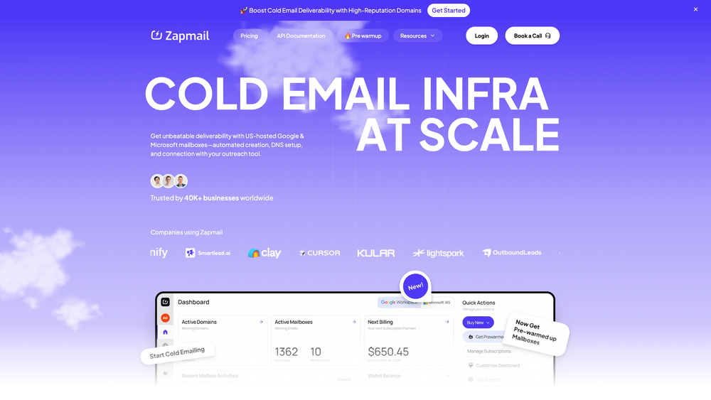 Screenshot of Zapmail Screenshot of Zapmail