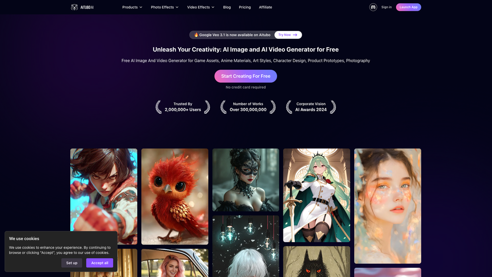 Screenshot of Aitubo