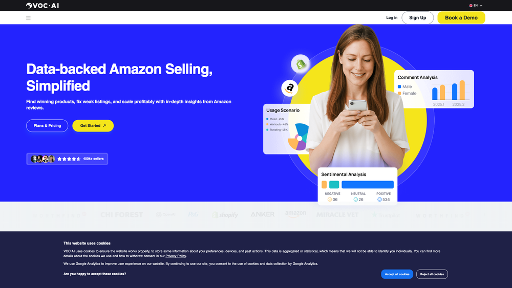 Screenshot of VOC AI Screenshot of VOC AI