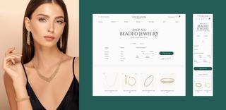 The Beaders Shop All products banner page with filtering option on both for mobile and desktop