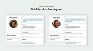 Personas - Group 2 Field Service Employees