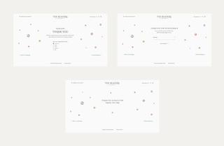 The Beaders - order feedback screens