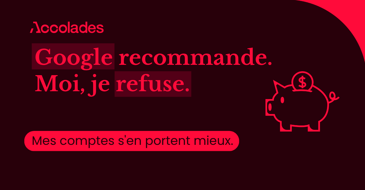 Google recommande. Moi, je refuse.