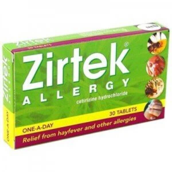 Zirtek Allergy Tablets