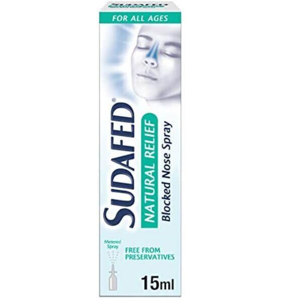 Sudafed Natural Relief Blocked Nose Spray