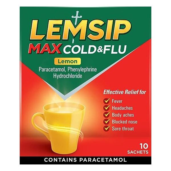 Lemsip Max Cold and Flu Relief Sachets