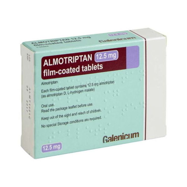Almotriptan 12.5mg tablets