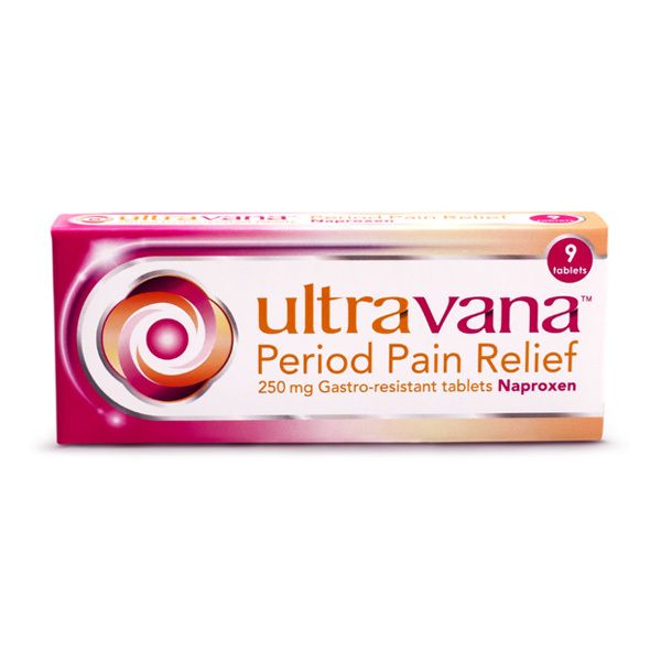 Ultravana Period Pain Relief 250mg Tablets