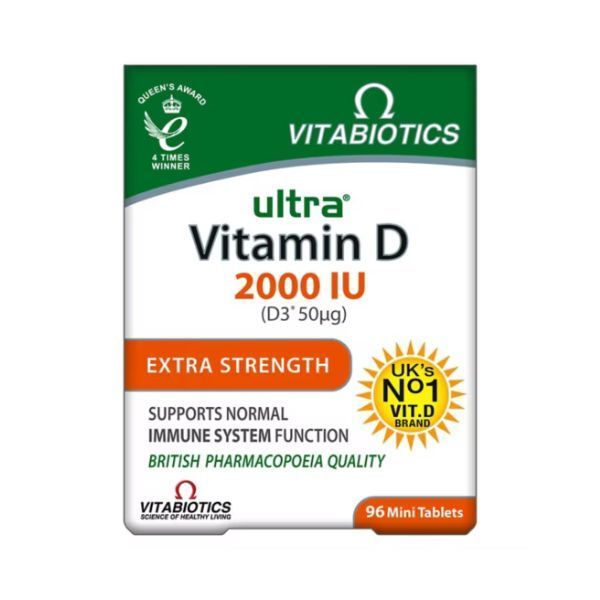 Vitabiotics Ultra Vitamin D 2000IU Tablets (96)