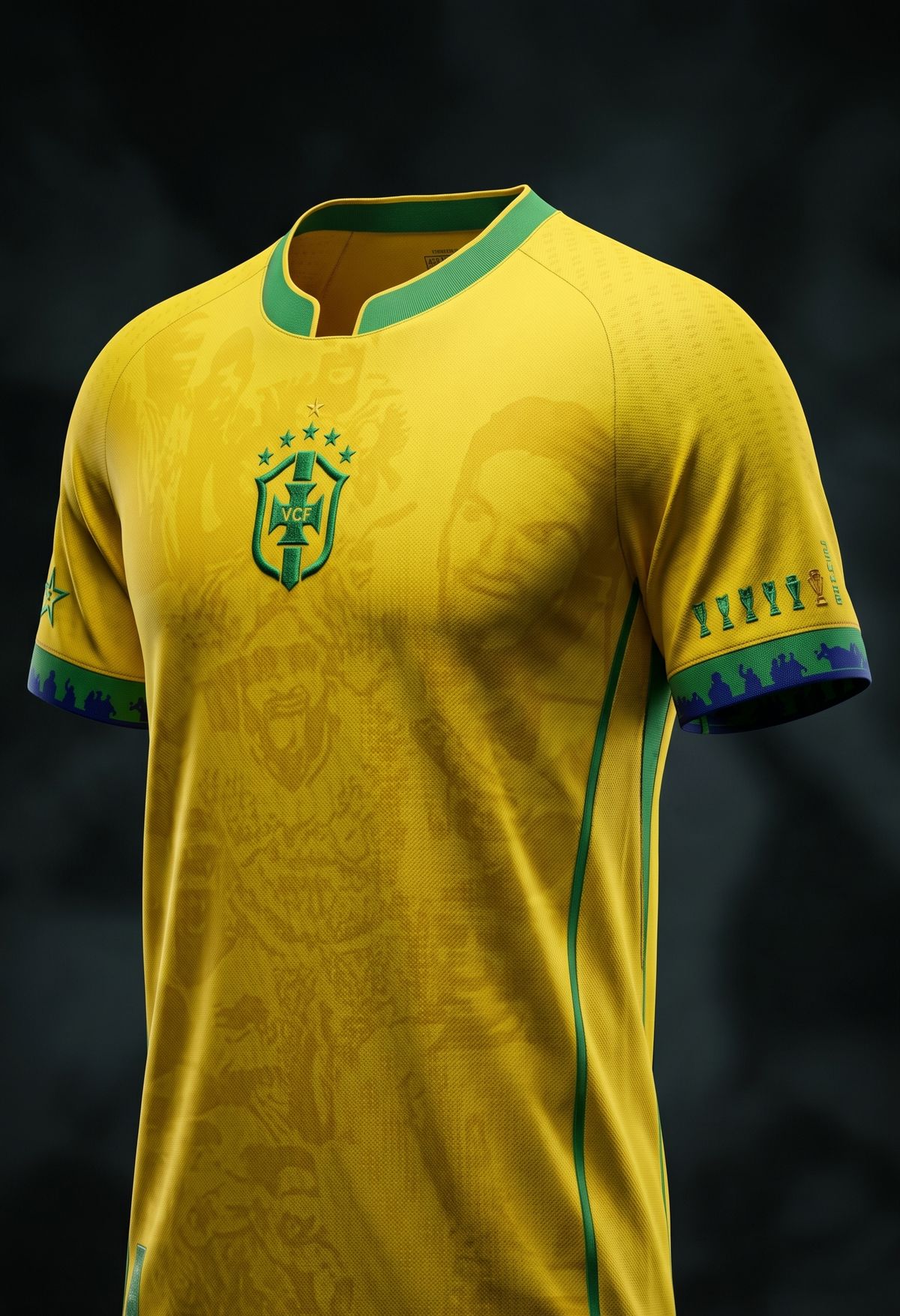 Camisa VCF Injustiçado Gold - Foto