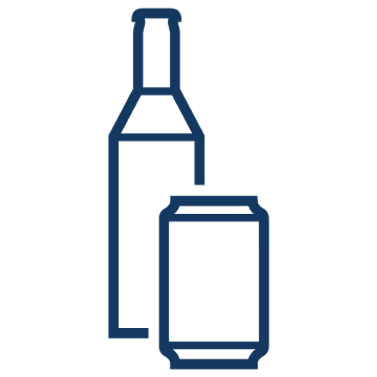 Bottle and can