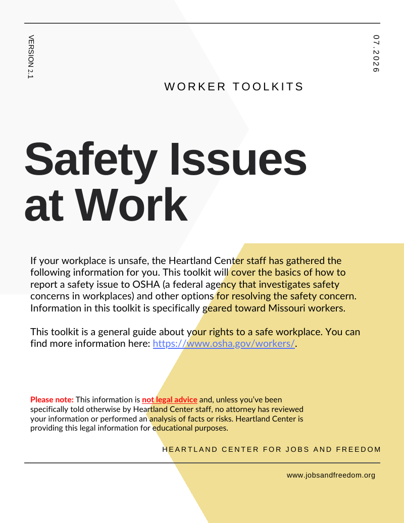 Safety Issues at Work cover