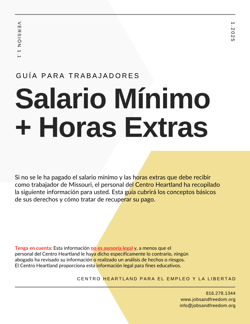 Salario mínimo y horas extras