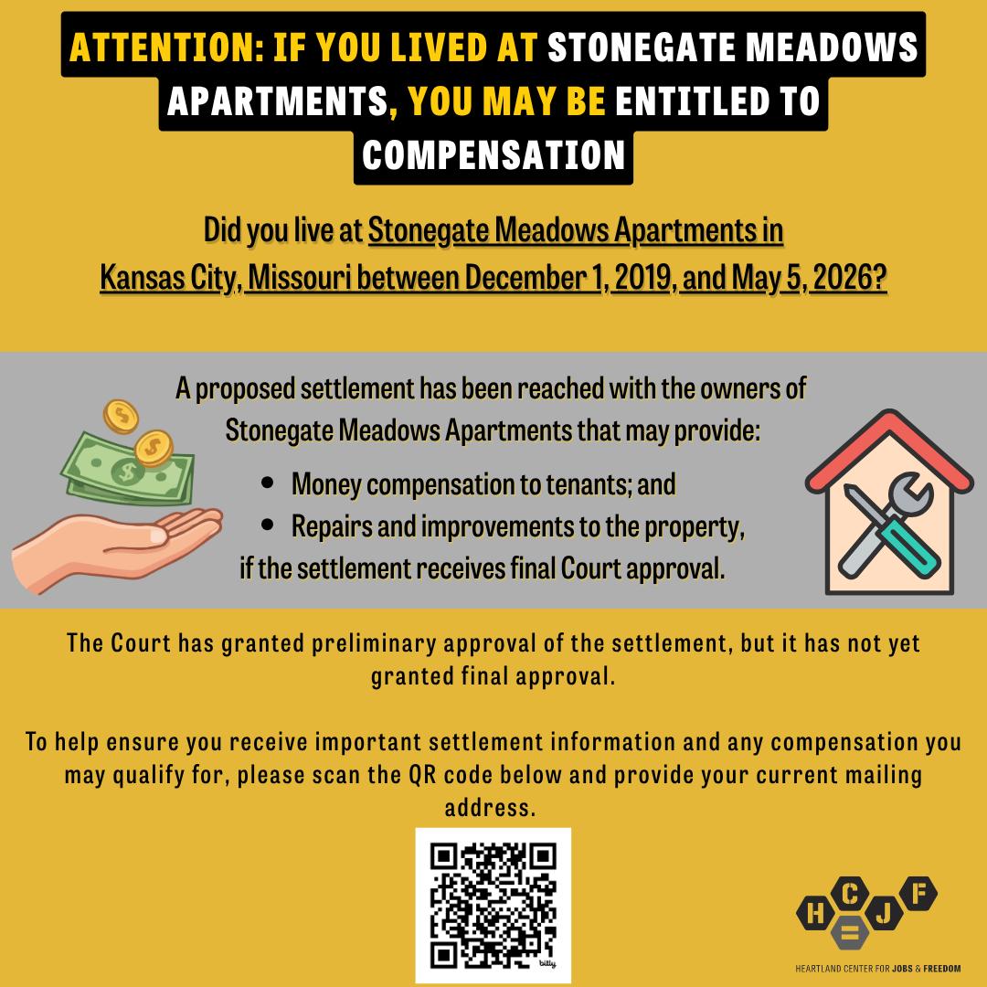 Stand with Stonegate tenants