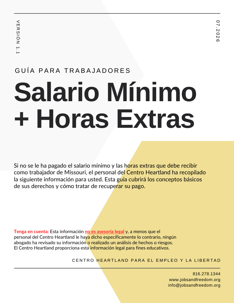 Salario mínimo y horas extras portada