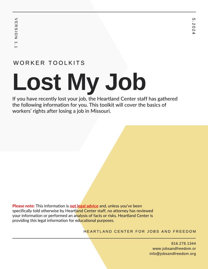 Lost My Job