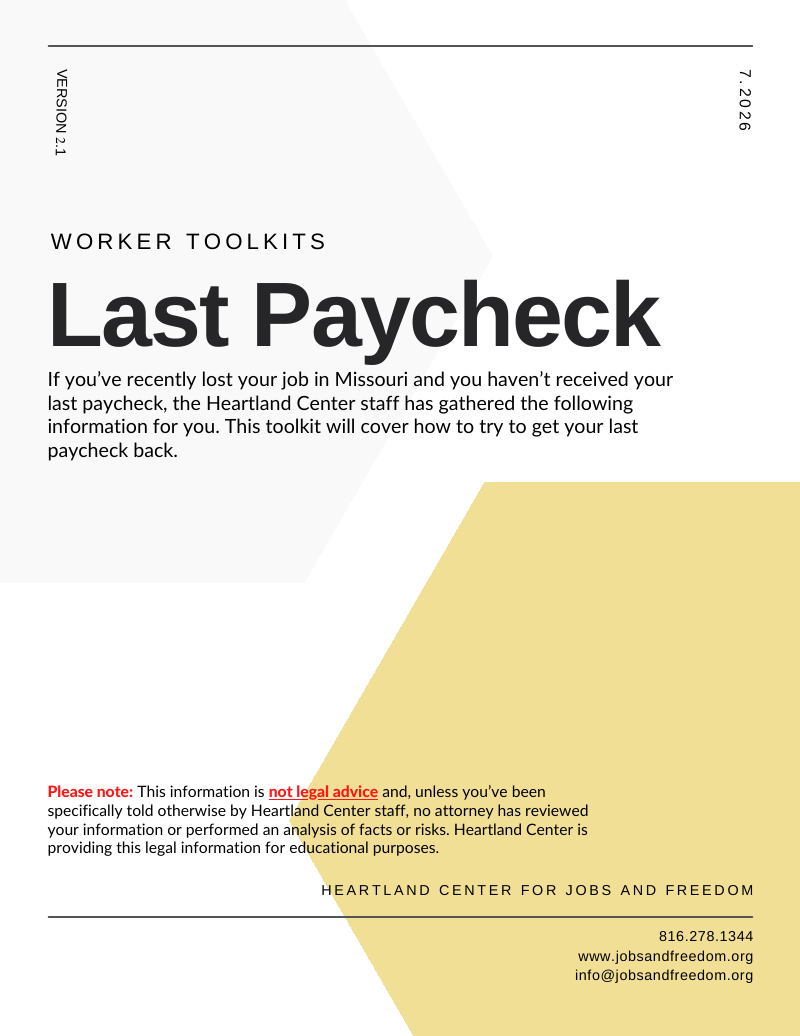 Last Paycheck cover