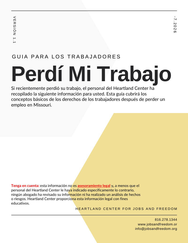 Portada de Perdí mi empleo