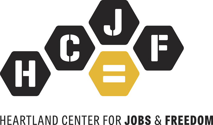 The Heartland Center for Jobs & Freedom logo