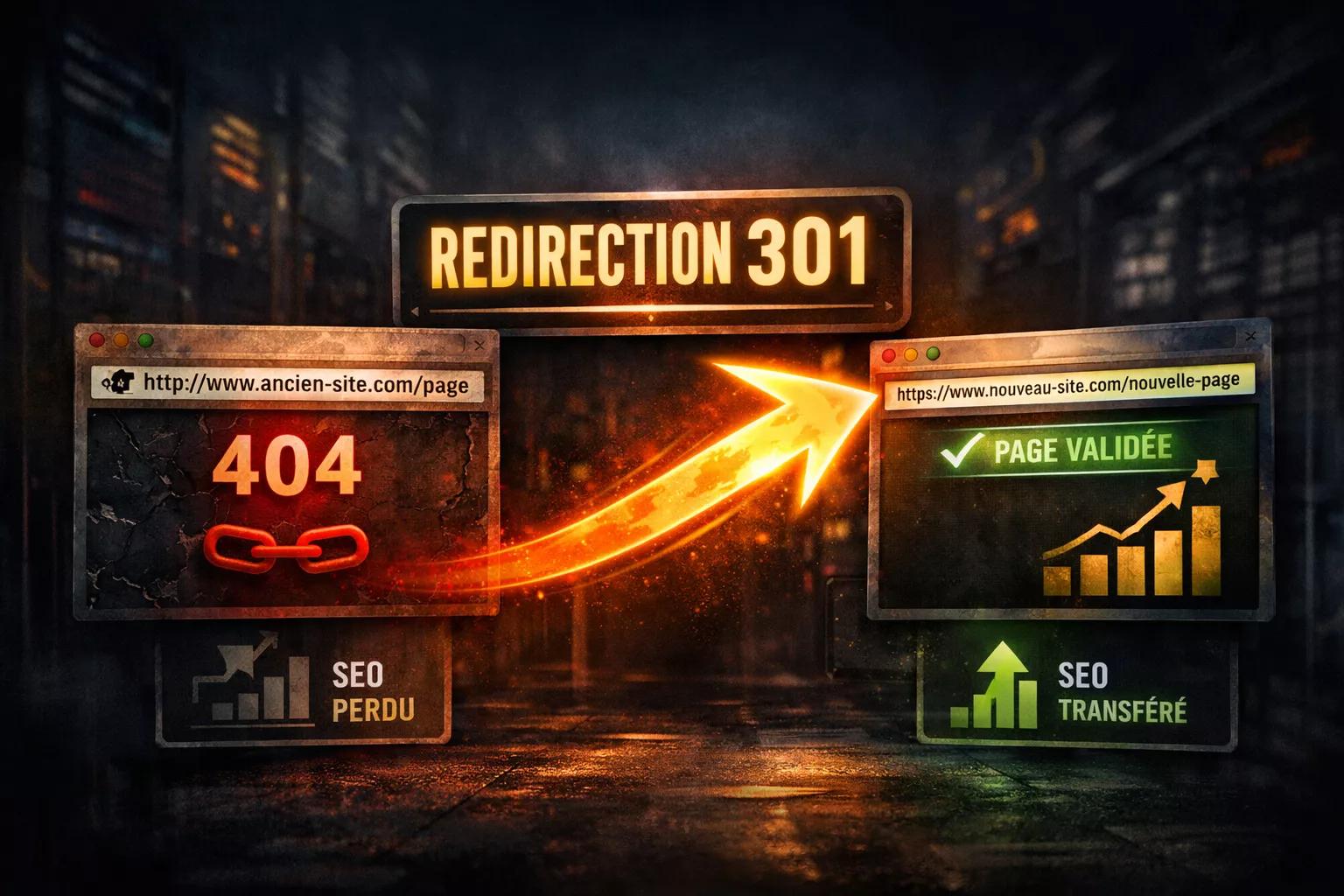 redirection 301 explication
