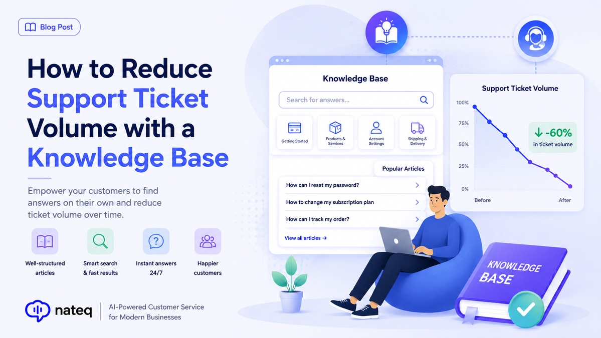 How to Reduce Support Ticket Volume with a Knowledge Base