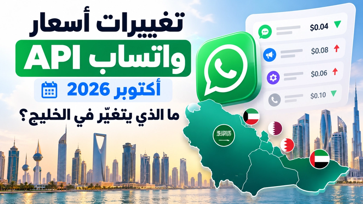 تغييرات أسعار واتساب API أكتوبر 2026 في الخليج