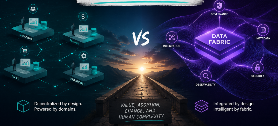 Data Mesh vs Data Fabric: The Debate Is Over. The Hard Part Isn't.