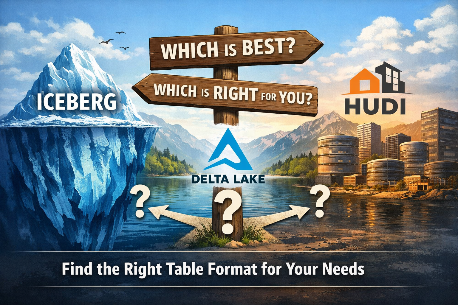 Iceberg, Delta Lake, Hudi: Stop Asking Which Is Best and Start Asking Which Is Right for You