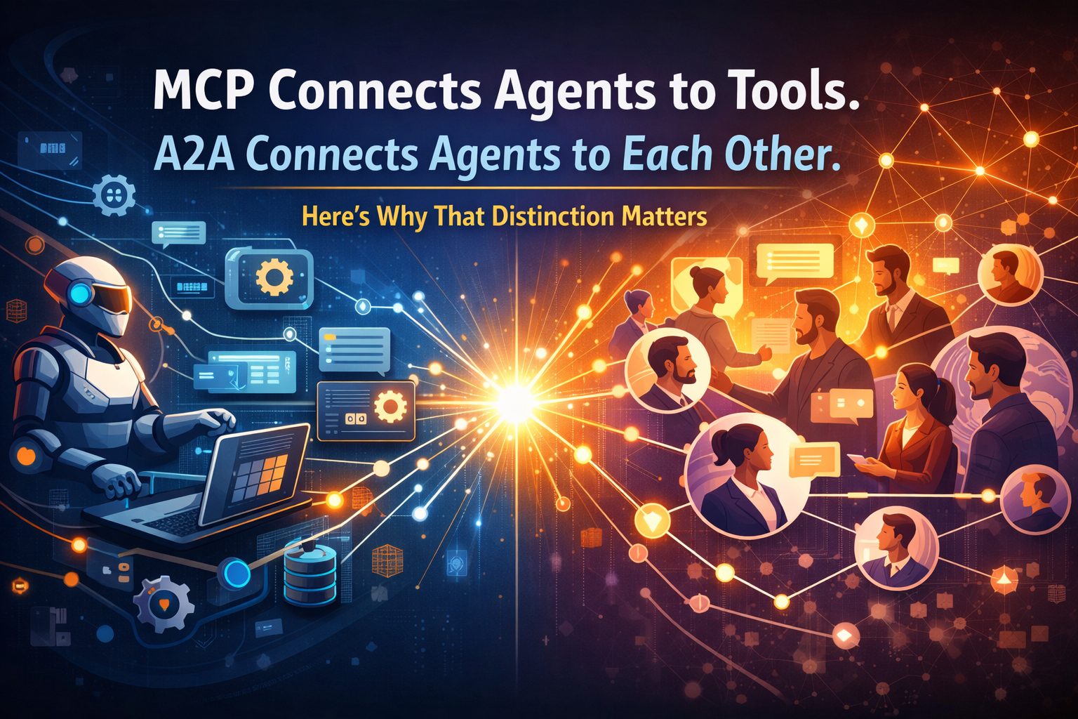 MCP Connects Agents to Tools. A2A Connects Agents to Each Other. Here's Why That Distinction Matters.
