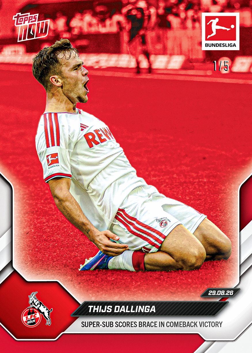 Thijs Dallinga - 2026-27 Bundesliga Topps NOW® - Card 8