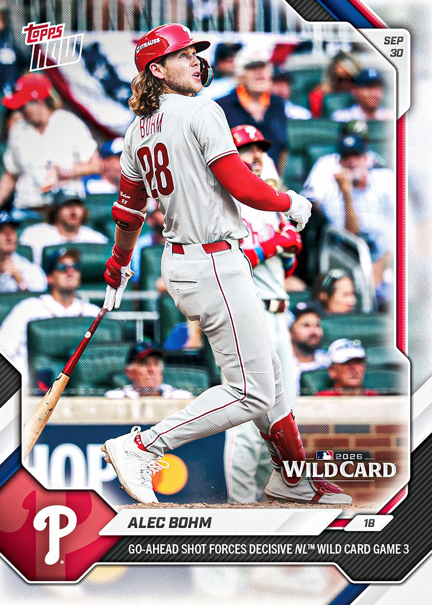 Alec Bohm - 2026 MLB Topps NOW® - Card 743