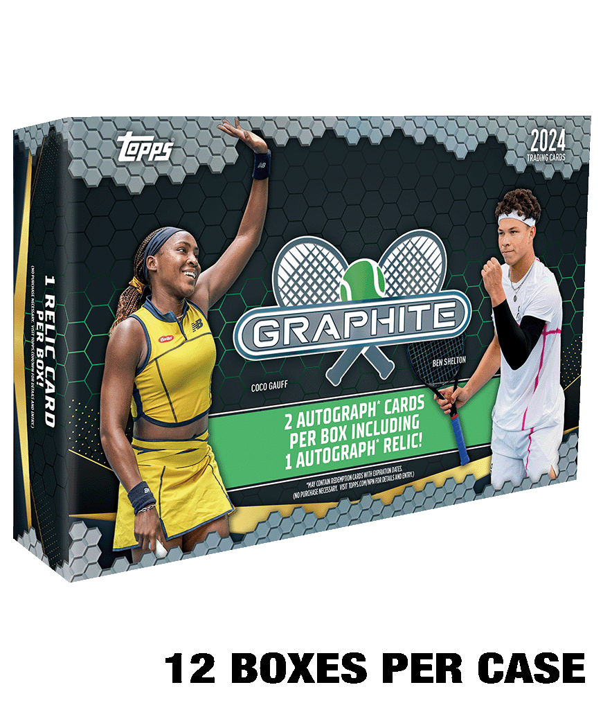2024 Topps Graphite Tennis - Hobby Box - Sealed Case