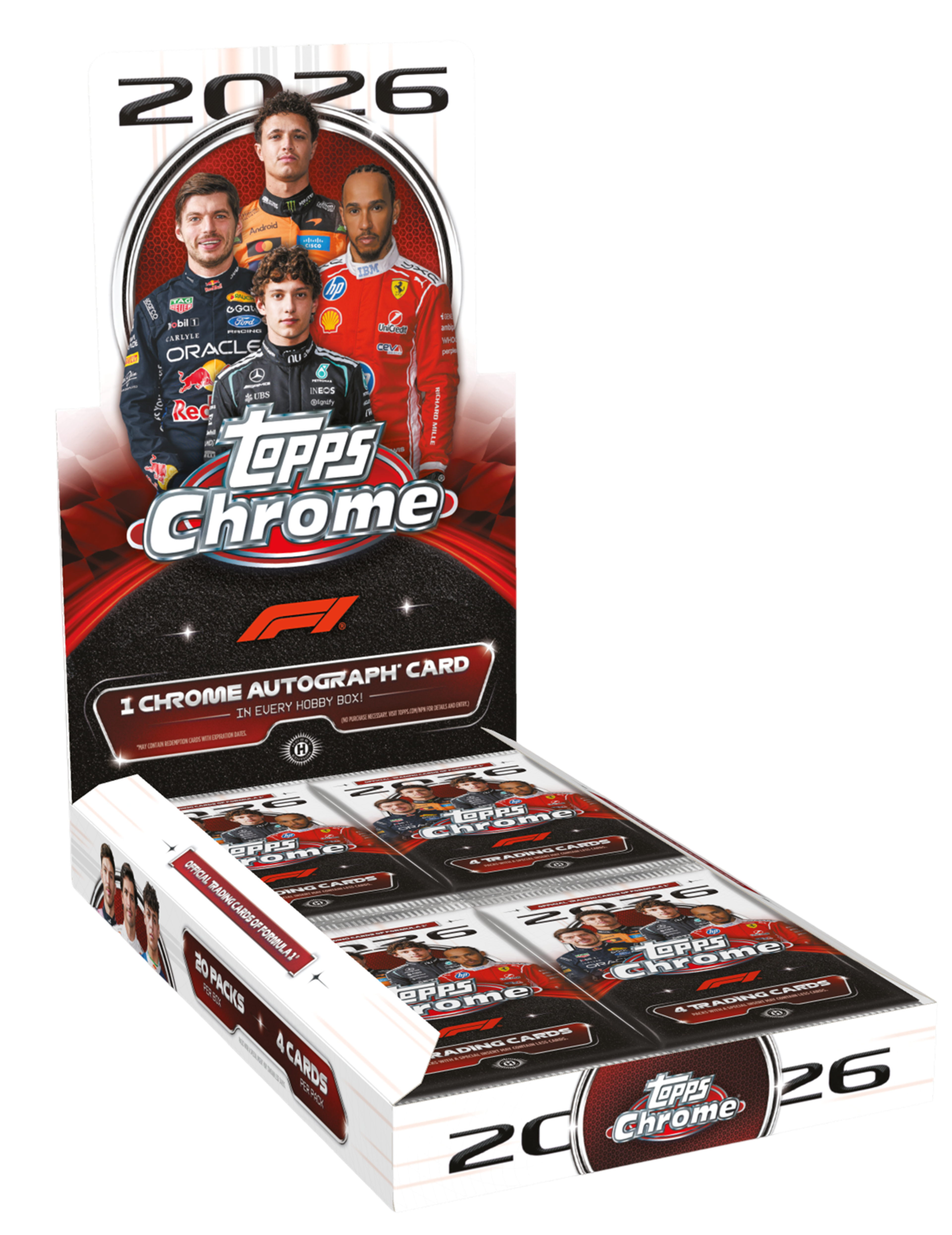 2026 Topps Chrome Formula 1® - Hobby Box