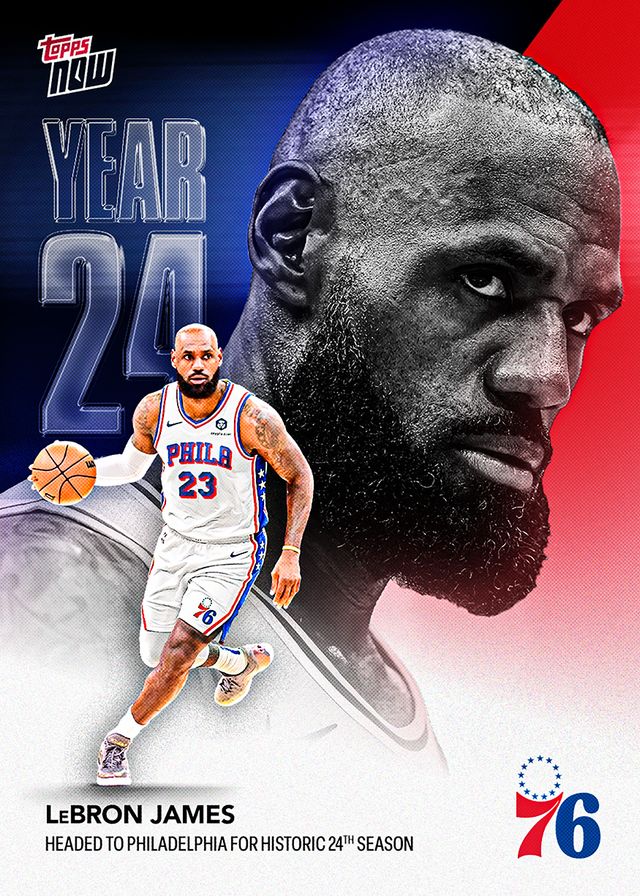Labron Card LeBron James - 2026-27 NBA Topps NOW® - Card OS03 - PR: 211,627