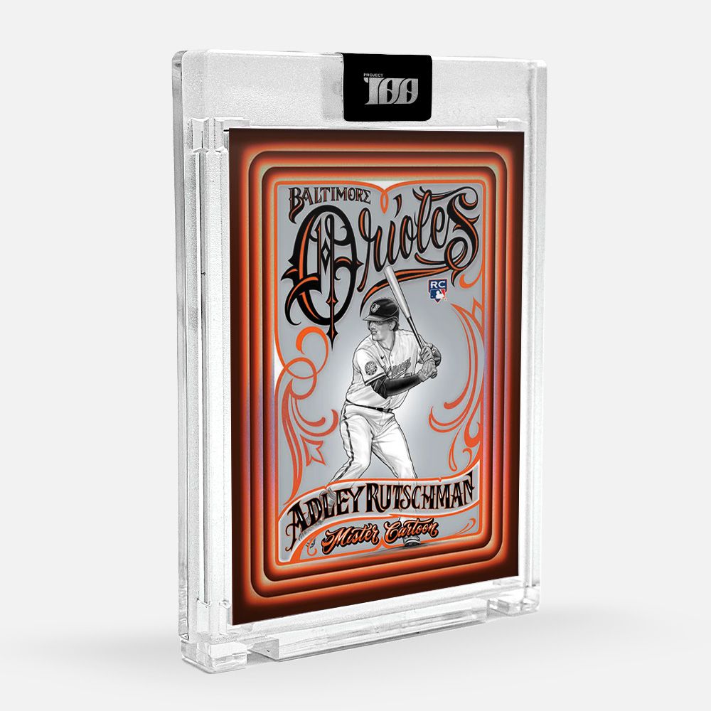 Topps Project100 Card 83 - Adley Rutschman by Mister Cartoon