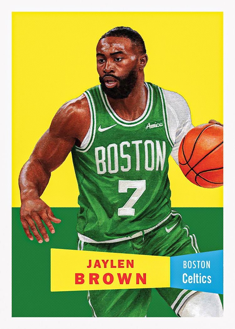 Jaylen Brown - 2025-26 NBA Living Set® - Card 10 - PR: 4215