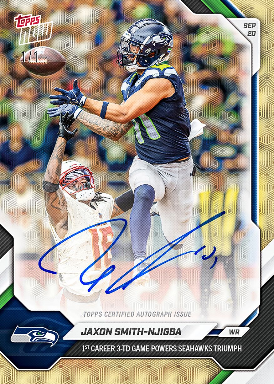 Jaxon Smith-Njigba - 2026-27 NFL Topps NOW® - Card 23