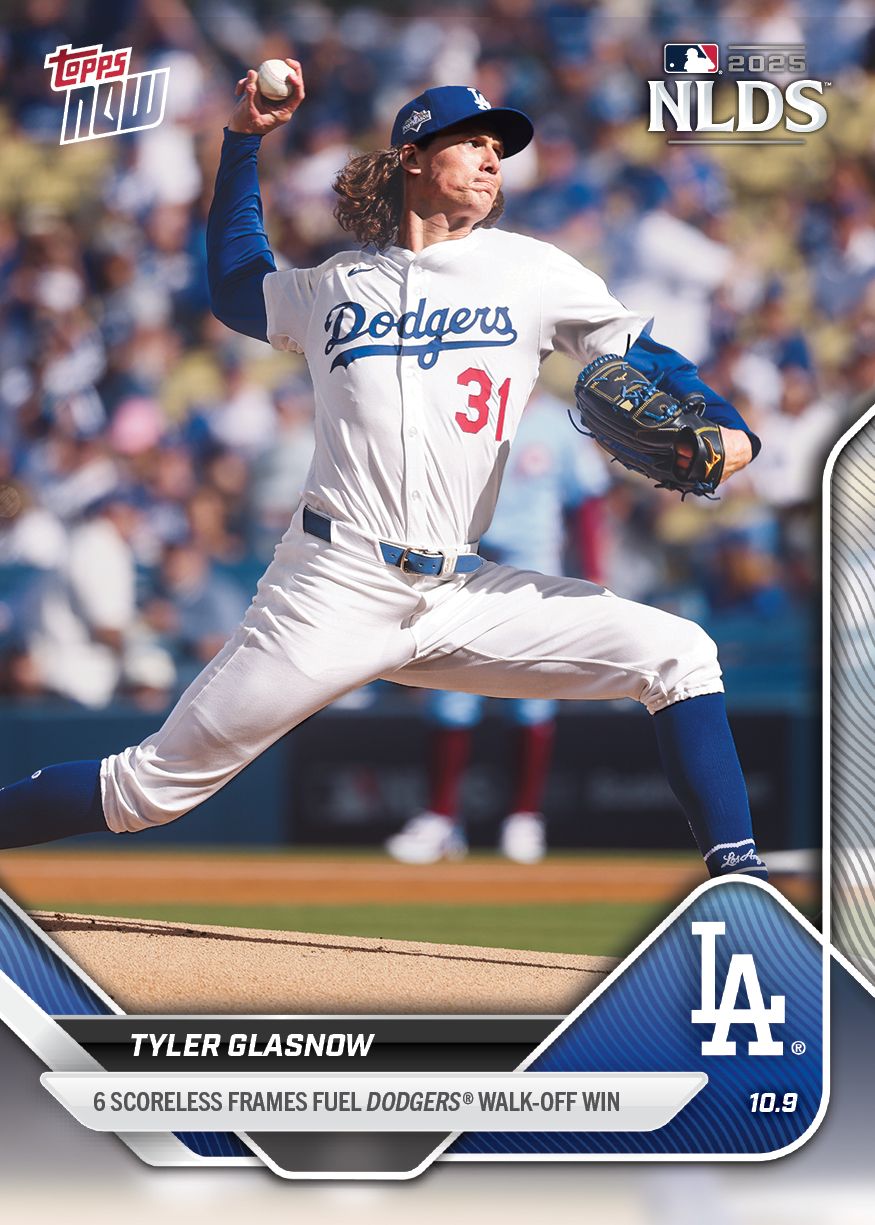 Tyler Glasnow - 2025 MLB Topps NOW® - Card 846 - PR: 1142