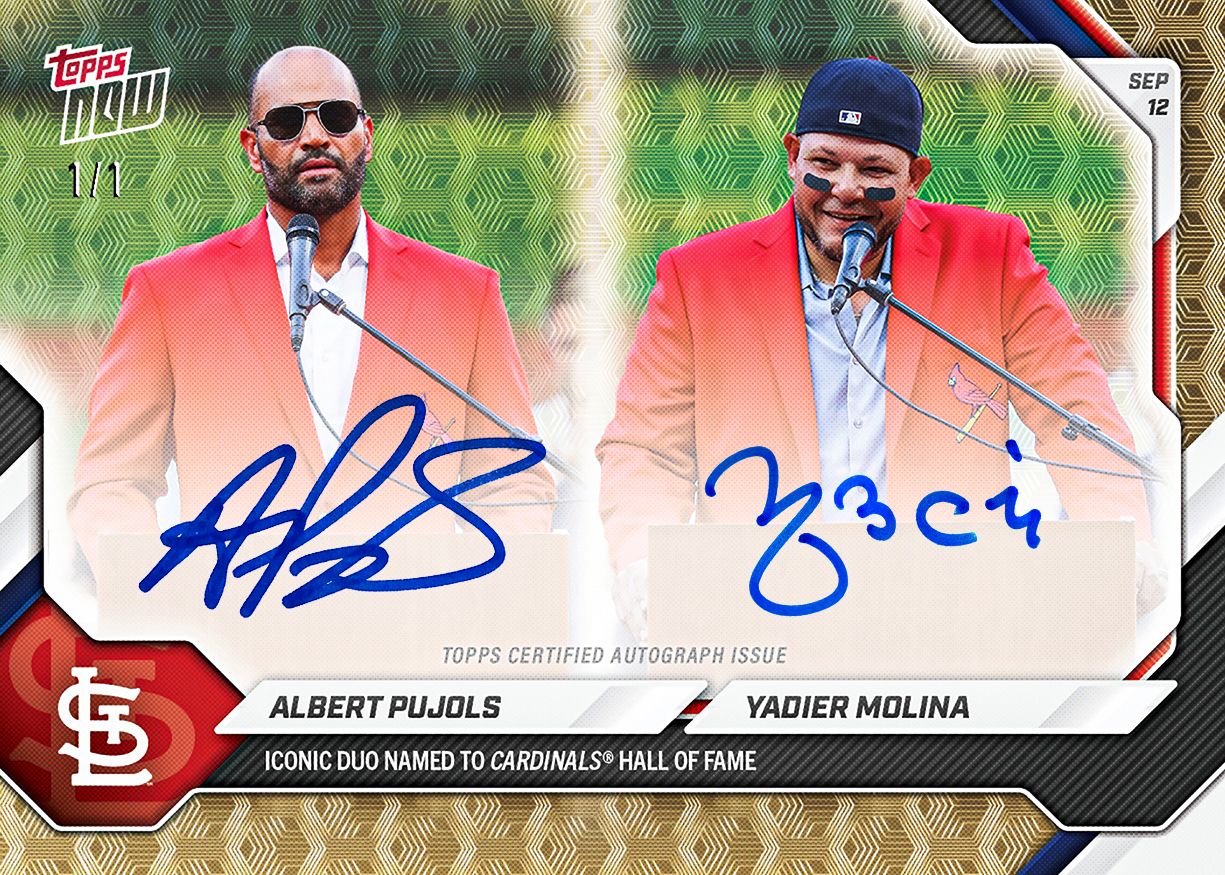 Albert Pujols / Yadier Molina - 2026 MLB Topps NOW® - Card 666