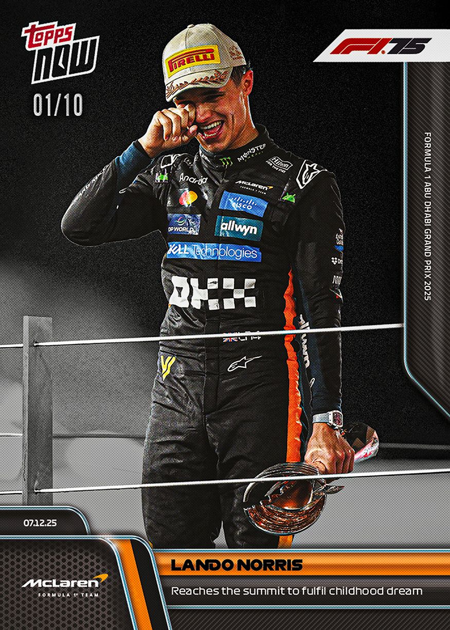 かにたま　lando Norris 2本 36739ca775863124e1093682b4a355