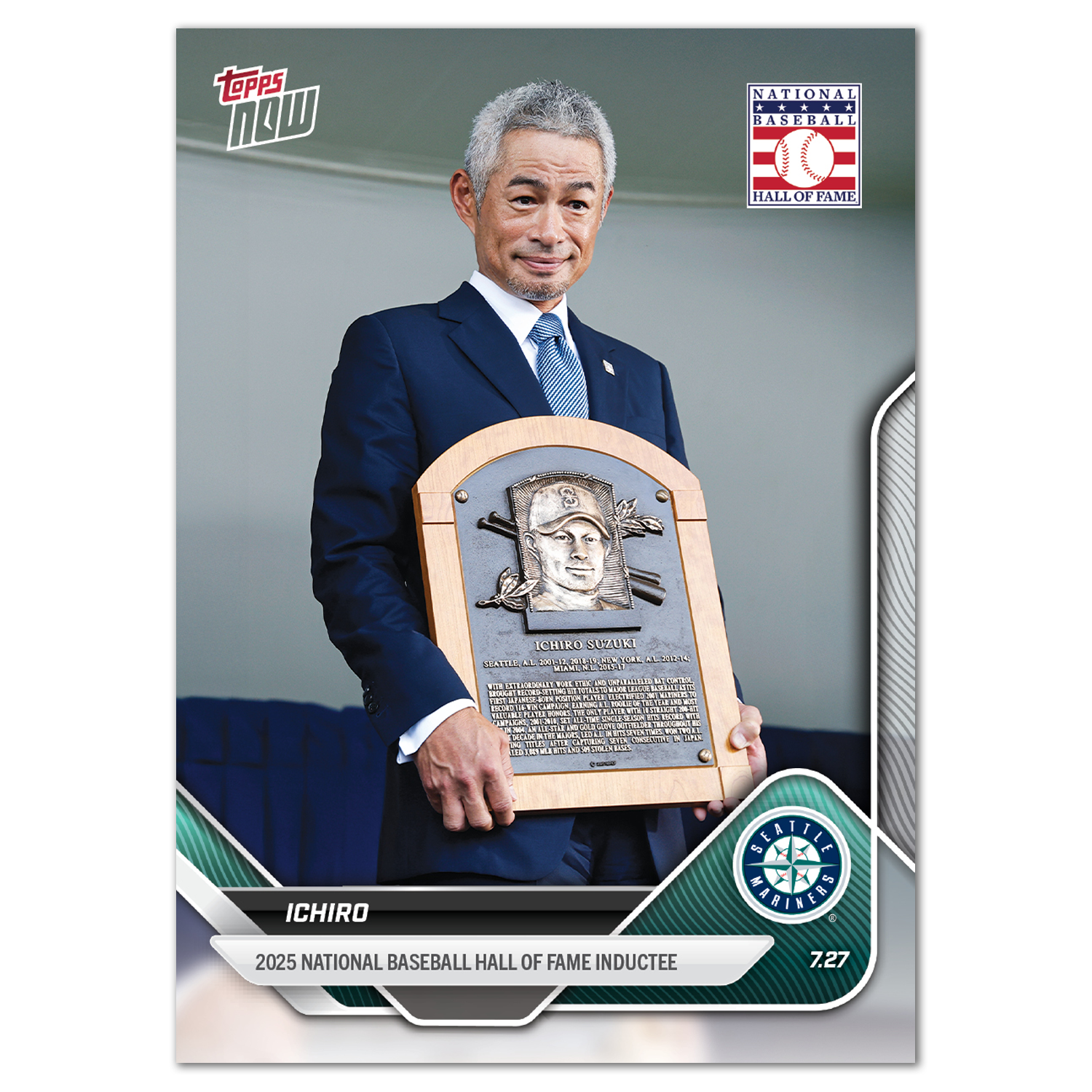 Ichiro - 2025 MLB Topps NOW® - Card 474 - LOOK FOR AUTOS