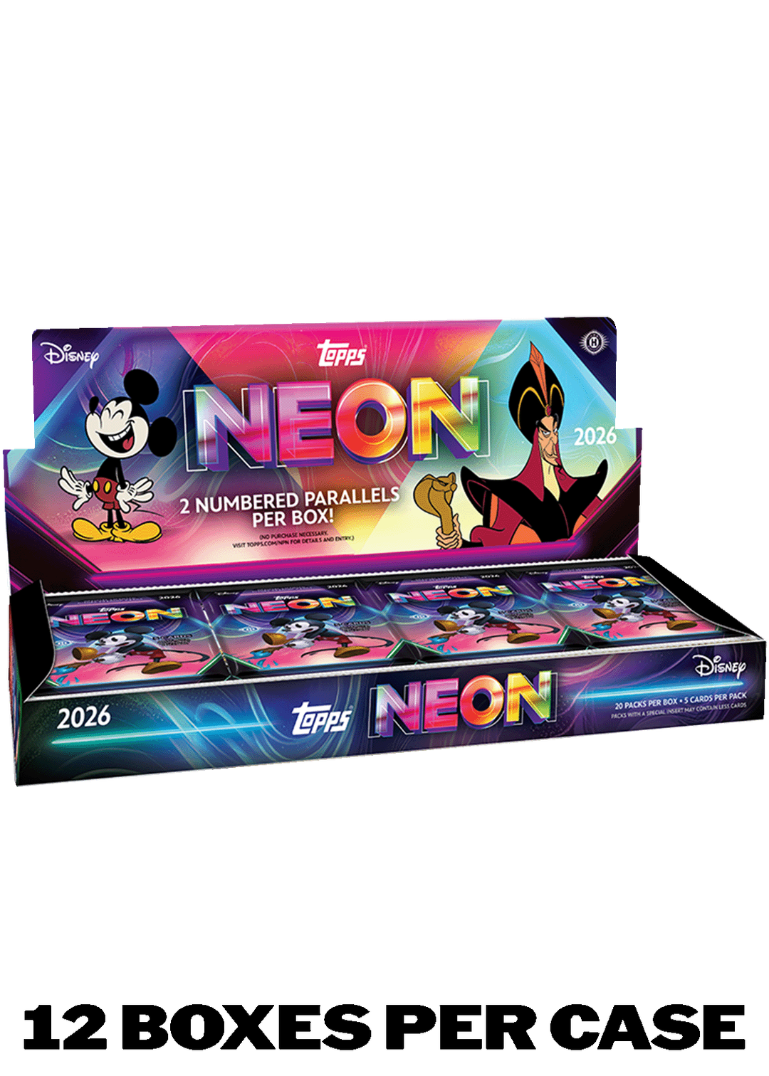2026 Topps Disney Neon - Hobby Box - Sealed Case