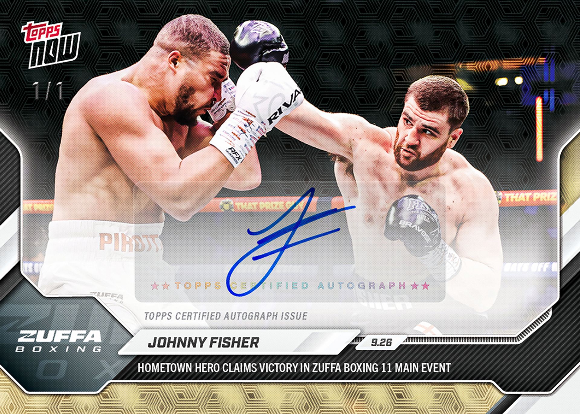 Johnny Fisher - 2026 Boxing Topps NOW® - Card JFIS